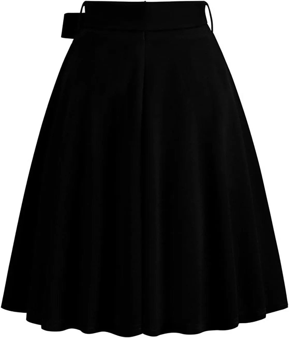 Women's Basic Versatile Stretchy Flared Pleated Casual Mini Skater Skirt Dressy Casual Cocktail Party Wedding Skirts