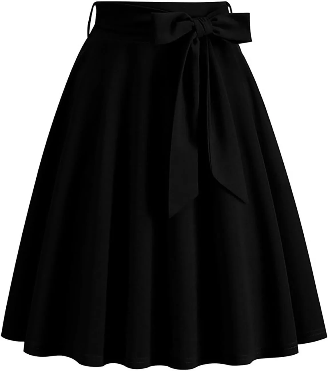 Women's Basic Versatile Stretchy Flared Pleated Casual Mini Skater Skirt Dressy Casual Cocktail Party Wedding Skirts