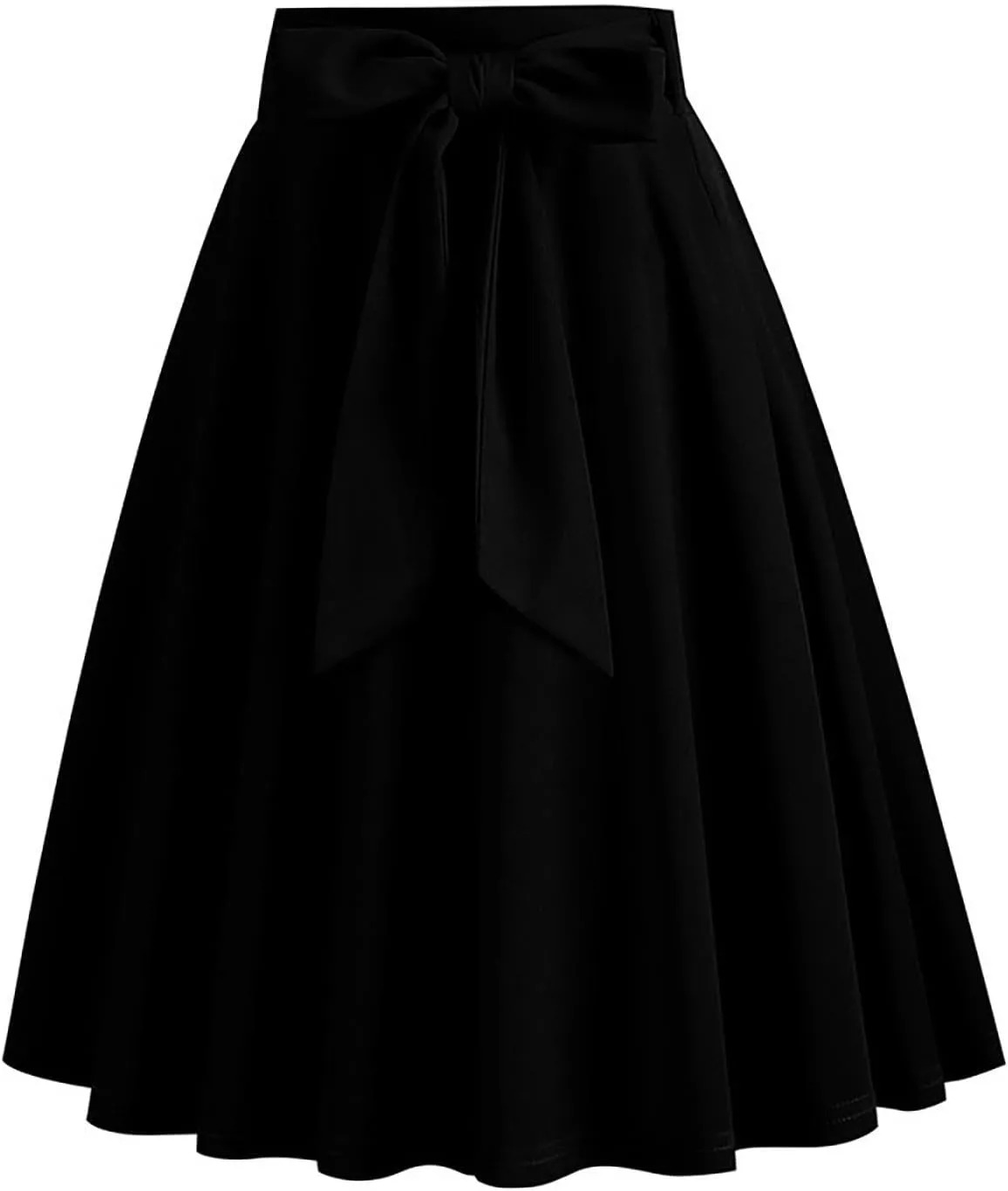 Women's Basic Versatile Stretchy Flared Pleated Casual Mini Skater Skirt Dressy Casual Cocktail Party Wedding Skirts